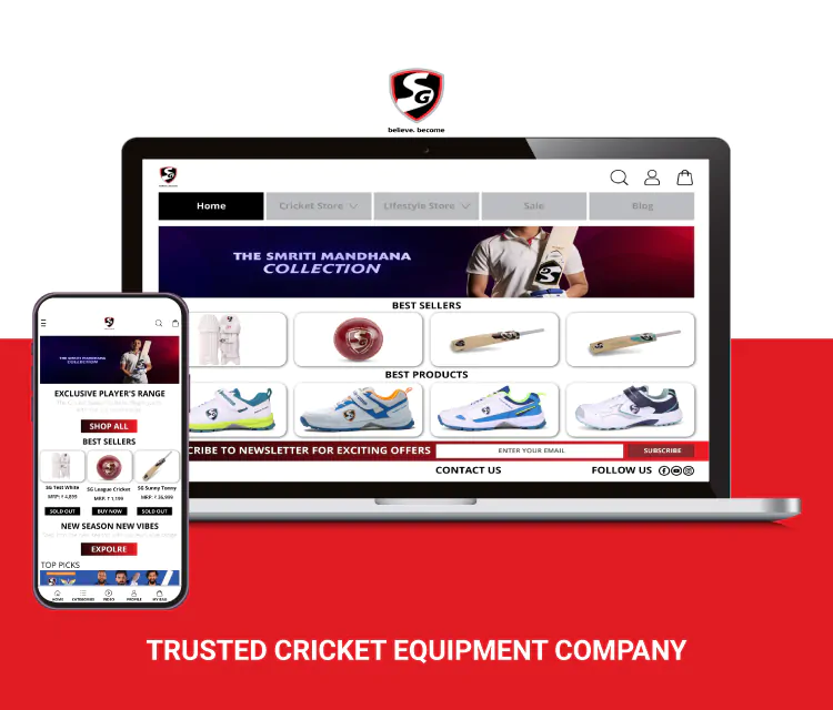 E-Commerce Website for Sports Equipment Trading Company
